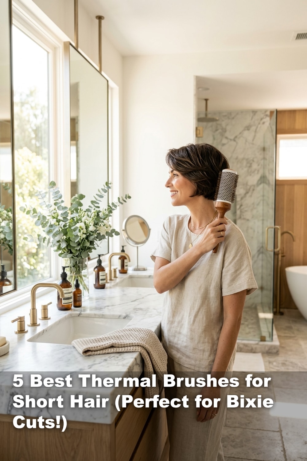 5 Best Thermal Brushes for Short Hair (Perfect for Bixie Cuts!)